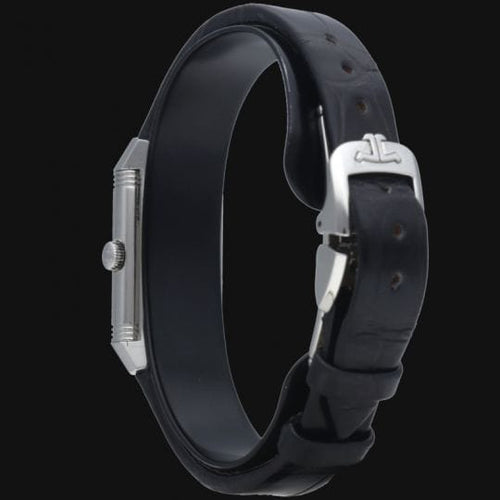 Montre Jaeger-LeCoultre Reverso - Montre Lady classique en acier 58 Facettes MT41409