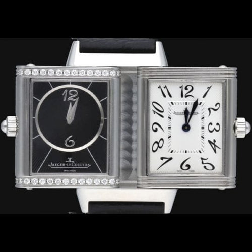 Montre Jaeger-LeCoultre Reverso Duetto - Montre femme en acier 58 Facettes MT42464