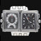 Montre Jaeger-LeCoultre Reverso - Montre Gran Sport Chronograph en acier 58 Facettes MT42509