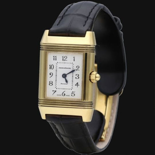 Montre Jaeger-LeCoultre Reverso Duetto - Montre femme en or jaune et diamants 58 Facettes MT42498
