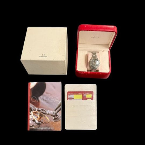 Montre Omega Speedmaster - Montre chronographe automatique en acier 58 Facettes MT42642