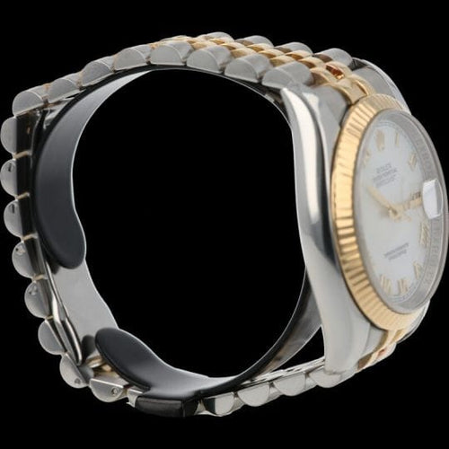 Montre Rolex Datejust - Montre 36 mm en or jaune et acier 58 Facettes MT42536