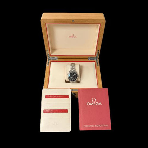 Montre Omega Seamaster Planet Ocean - Montre automatique en acier 38 mm 58 Facettes MT42597