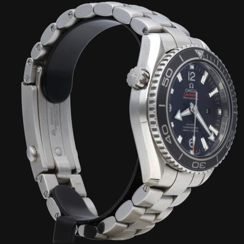 Montre Omega Seamaster Planet Ocean - Montre automatique en acier 38 mm 58 Facettes MT42597