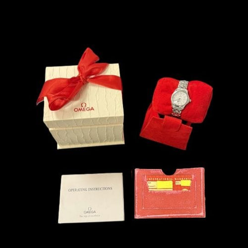 Montre Omega Seamaster - Montre femme à quartz en acier 27 mm 58 Facettes MT42686