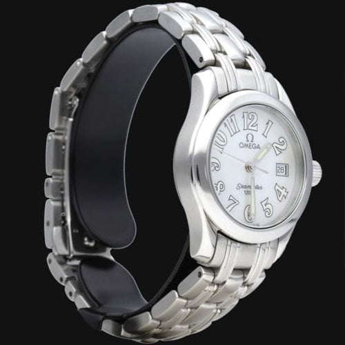 Montre Omega Seamaster - Montre femme à quartz en acier 27 mm 58 Facettes MT42686