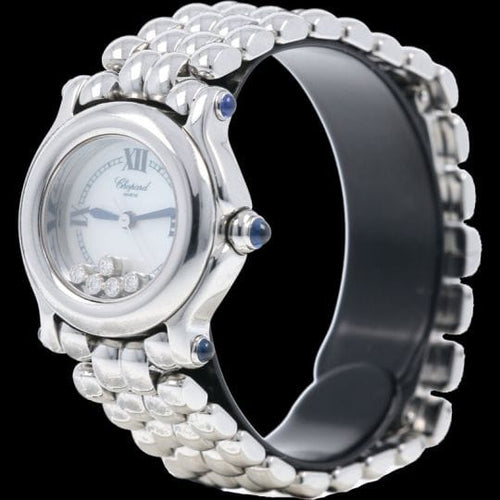 Montre Chopard Happy Sport Mini - Montre femme quartz en acier 26 mm 58 Facettes MT42883