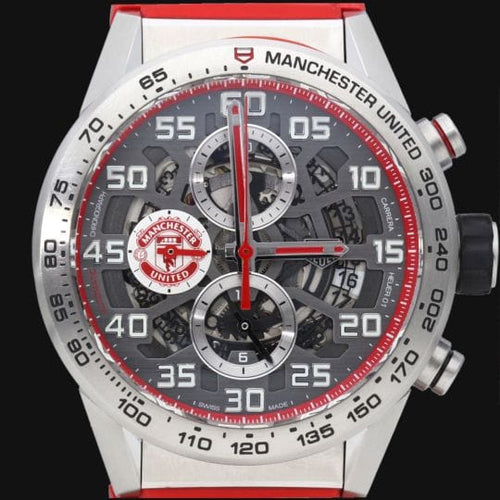 Montre TAG Heuer Carrera - Montre homme Calibre Heuer 01 en acier 58 Facettes MT42691