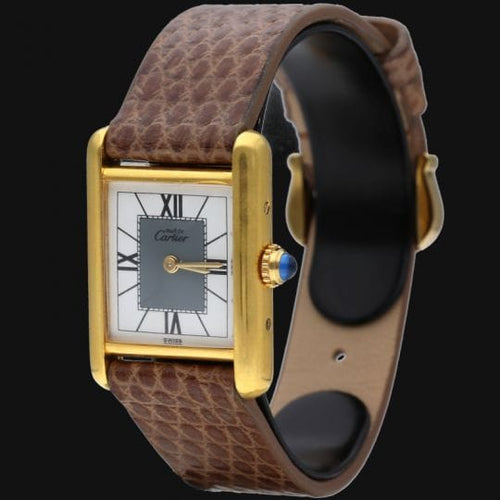 Montre Cartier Tank Vermeil - Montre femme à quartz 58 Facettes MT42664