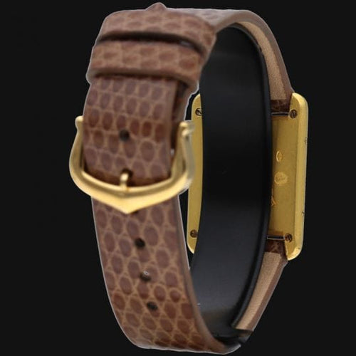 Montre Cartier Tank Vermeil - Montre femme à quartz 58 Facettes MT42664