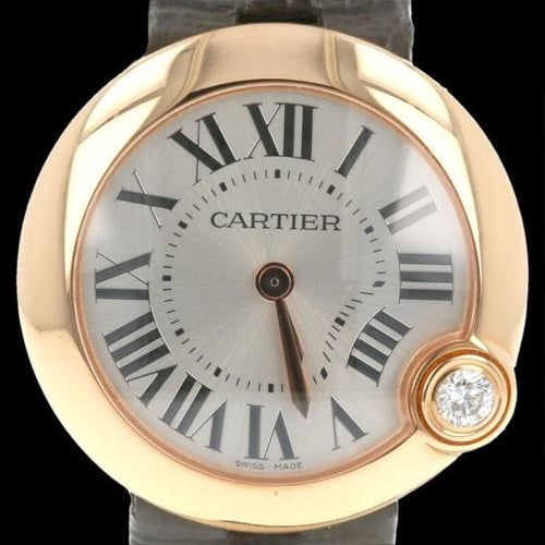 Montre Cartier Ballon Blanc - Montre femme en or rose 30 mm 58 Facettes MT42928