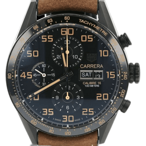 Montre TAG Heuer - Montre Carrera Calibre 16 Day Date 58 Facettes MT42706