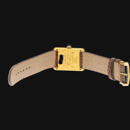 Montre Cartier Tank Vermeil - Montre femme quartz plaqué or 58 Facettes MT42665
