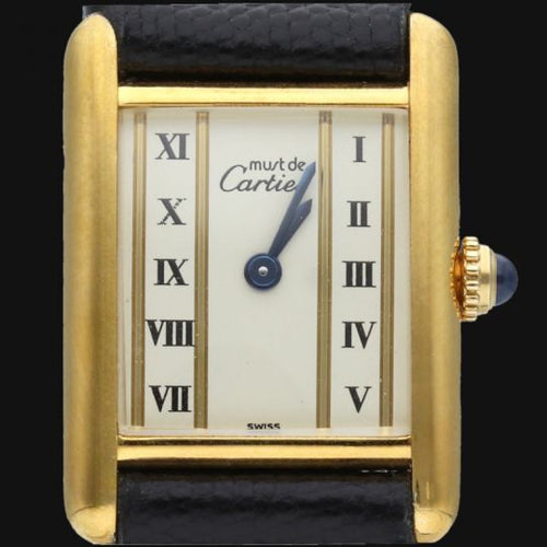 Montre Cartier Tank Vermeil - Montre femme à quartz 58 Facettes MT42666