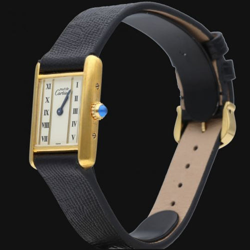 Montre Cartier Tank Vermeil - Montre femme à quartz 58 Facettes MT42666