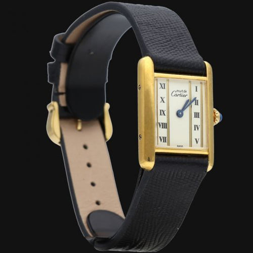 Montre Cartier Tank Vermeil - Montre femme à quartz 58 Facettes MT42666