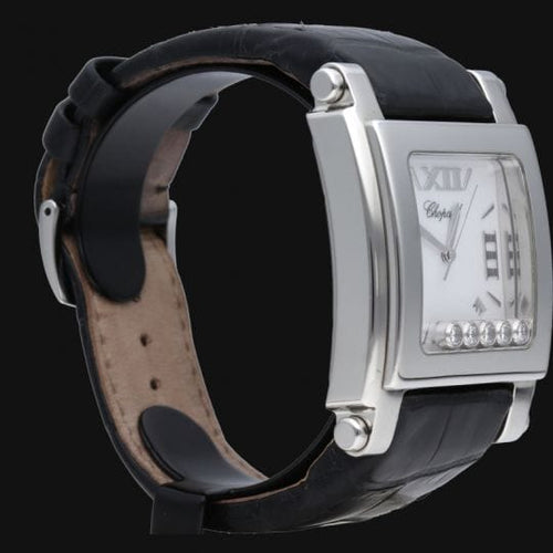 Montre Chopard Happy Sport - Montre femme en acier 35 mm 58 Facettes MT42963