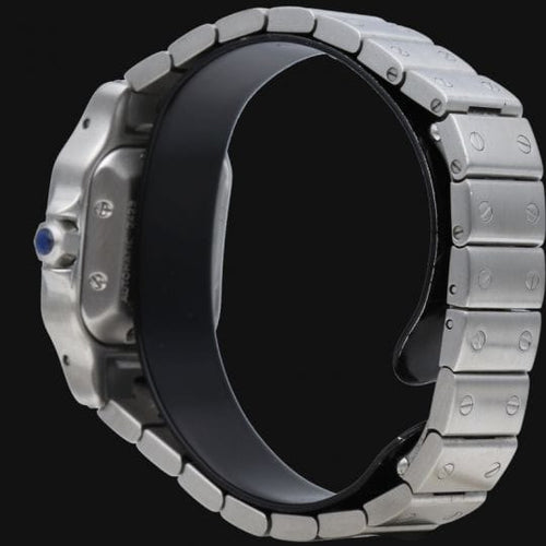 Montre Cartier Santos Galbée - Montre automatique en acier 58 Facettes MT42448