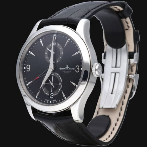 Montre Jaeger-LeCoultre Master Hometime - Montre homme automatique en acier 58 Facettes MT43011