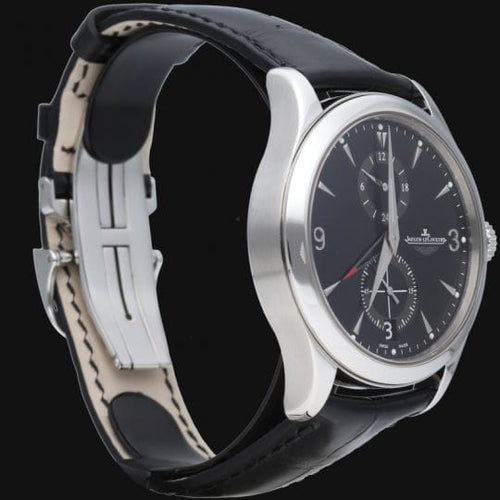 Montre Jaeger-LeCoultre Master Hometime - Montre homme automatique en acier 58 Facettes MT43011