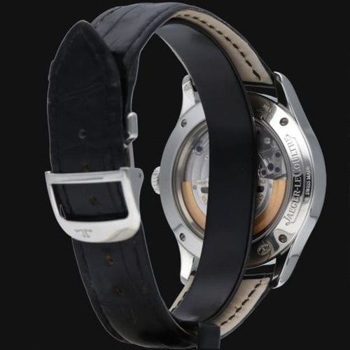 Montre Jaeger-LeCoultre Master Hometime - Montre homme automatique 40 mm en acier 58 Facettes MT43012