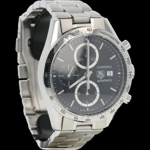 Montre TAG Heuer Carrera - Montre chronographe Calibre 16 en acier 58 Facettes MT42809