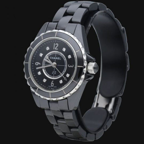 Montre Chanel J12 - Montre quartz 29 mm en céramique noire 58 Facettes MT42776