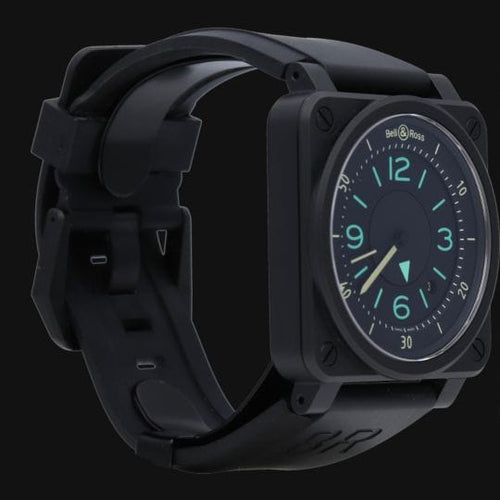 Montre Bell & Ross BR 03-92 Bi-Compass - Montre automatique homme 42 mm 58 Facettes MT43145