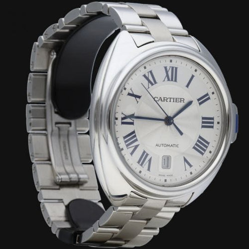 Montre Cartier Clé de Cartier - Montre automatique homme en acier 40 mm 58 Facettes MT43204