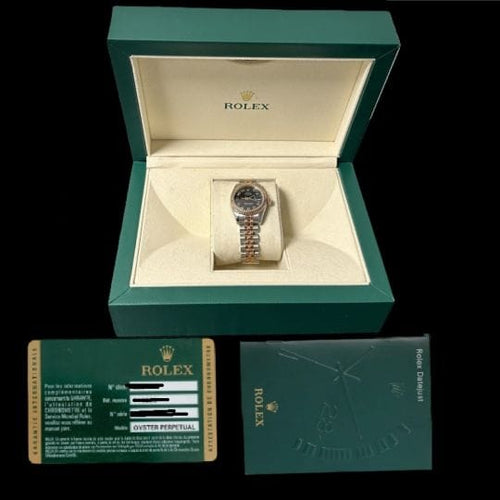 Montre Rolex Lady-Datejust 26 - Montre Oyster Perpetual en or rose et acier 58 Facettes MT42669