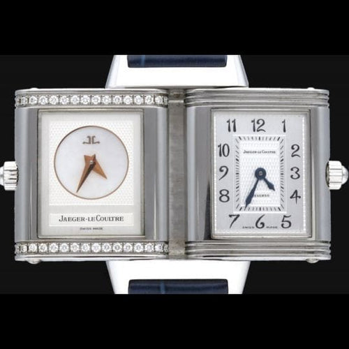 Montre Jaeger-LeCoultre Reverso Duetto - Montre femme en acier 58 Facettes MT42865