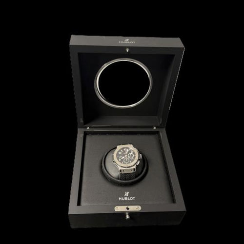 Montre Hublot Big Bang - Montre chronographe 44 mm en acier 58 Facettes MT43285