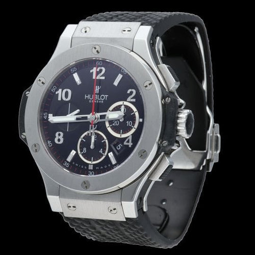 Montre Hublot Big Bang - Montre chronographe 44 mm en acier 58 Facettes MT43285