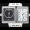 Montre Jaeger-LeCoultre Reverso Duetto - Montre femme en acier 58 Facettes MT43053