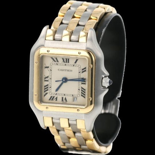 Montre Cartier Panthère - Montre en or jaune et acier, quartz 58 Facettes MT43383