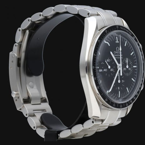 Montre Omega Speedmaster Moonwatch - Montre chronographe 42 mm en acier 58 Facettes MT43359
