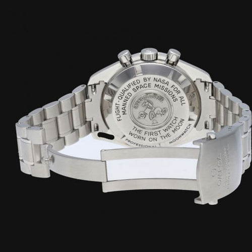 Montre Omega Speedmaster Moonwatch - Montre chronographe 42 mm en acier 58 Facettes MT43359