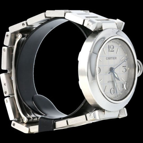 Montre Cartier Pasha - Montre automatique 35 mm en acier 58 Facettes MT42868