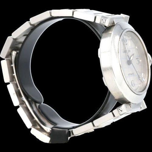 Montre Cartier Pasha - Montre automatique 35 mm en acier 58 Facettes MT42868