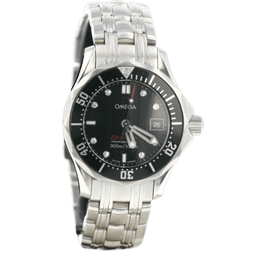 Montre Omega Seamaster 300M - Montre femme en acier à cadran noir 58 Facettes MT43632