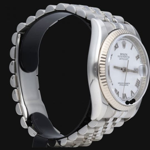 Montre Rolex Datejust - Montre 36 mm en acier et or blanc 58 Facettes MT43267