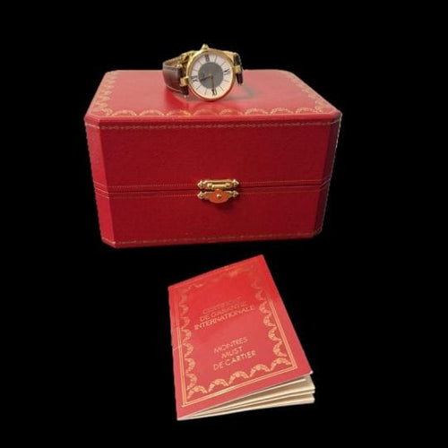 Montre Cartier Must Vendôme - Montre femme en vermeil, quartz 30 mm 58 Facettes MT43491