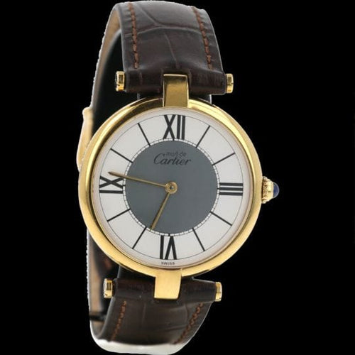 Montre Cartier Must Vendôme - Montre femme en vermeil, quartz 30 mm 58 Facettes MT43491