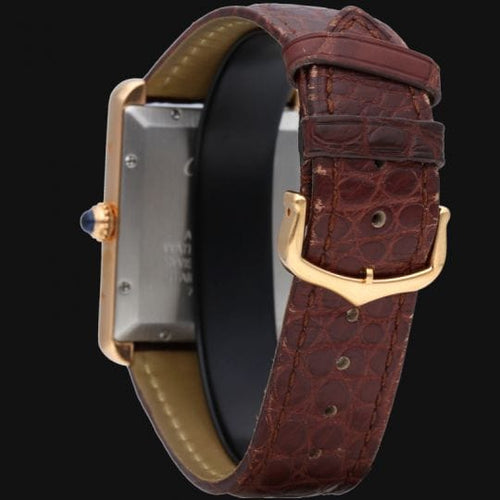 Montre Cartier Tank Solo XL - Montre en or rose et acier 58 Facettes MT43616