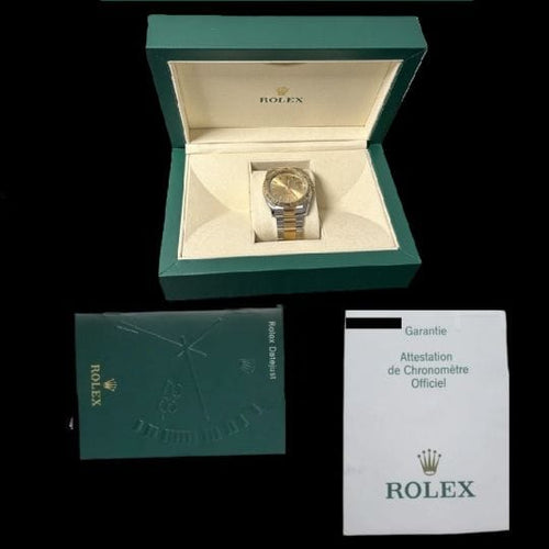 Montre Rolex Datejust Turn-O-Graph - Montre automatique 36 mm en or jaune et acier 58 Facettes MT43257