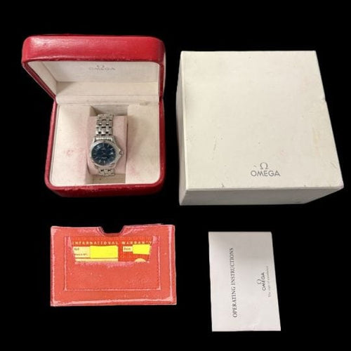 Montre Omega Seamaster 120M - Montre homme en acier, cadran bleu 58 Facettes MT38978