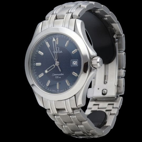 Montre Omega Seamaster 120M - Montre homme en acier, cadran bleu 58 Facettes MT38978