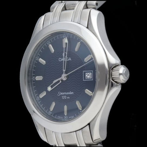Montre Omega Seamaster 120M - Montre homme en acier, cadran bleu 58 Facettes MT38978