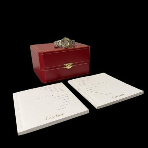 Montre Cartier Must 21 - Montre femme quartz 31 mm en or jaune et acier 58 Facettes MT42251