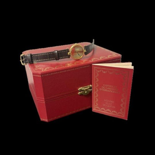 Montre Cartier Must de Cartier - Montre vermeil à quartz 24 mm 58 Facettes MT43787